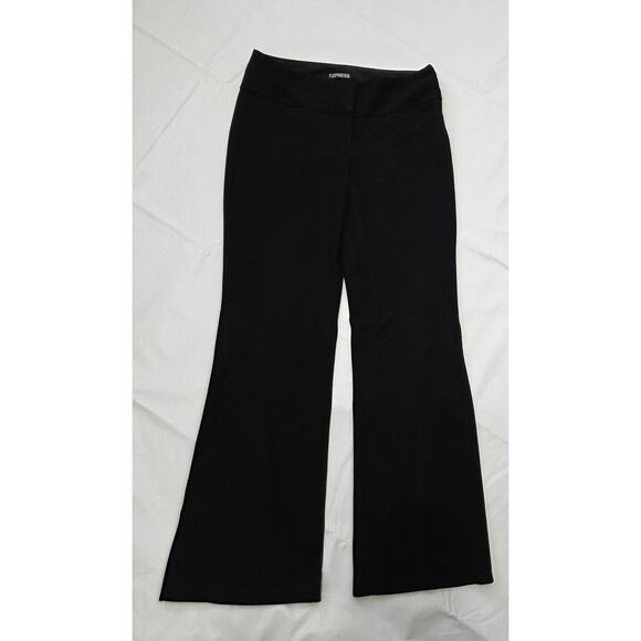 Express Boot Cut Black Dress Pants Woman's Size 2R - Picture 1 of 8